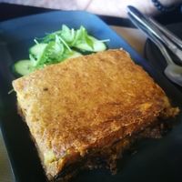 Vegan Moussaka at Veganaki in Athens