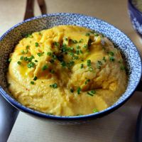 Fava beans at Veganaki in Athens