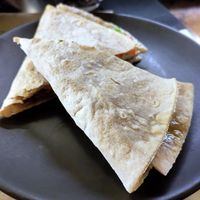 Cheese pita pocket at Veganaki in Athens