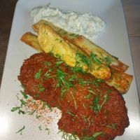 Delicious soutzoukakia 🌱😍 at Veganaki in Athens