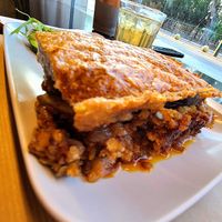 Mousaka at Veganaki in Athens