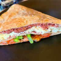 Cheese Pita Pocket at Veganaki in Athens