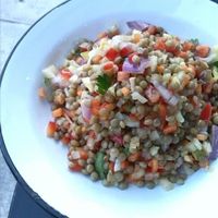 salad at Veganaki in Athens