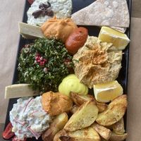 Appertizer platter   at Veganaki in Athens