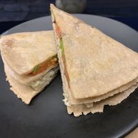 Cheese pita  at Veganaki in Athens