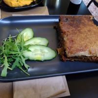 Moussaka at Veganaki in Athens