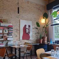 Inside at Veganaki in Athens