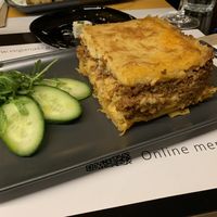 Pastitsio  at Veganaki in Athens