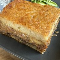Moussaka  at Veganaki in Athens