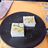 Vegan feta made with cashew   at Veganaki in Athens
