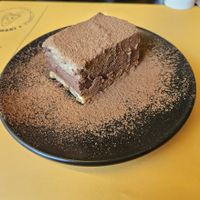 Very tasty Tiramisu. at Veganaki in Athens