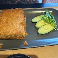 Moussaka   at Veganaki in Athens