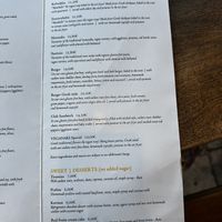 Main dishes menu  at Veganaki in Athens