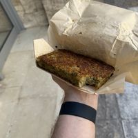 Zucchini pie  at Veganaki in Athens