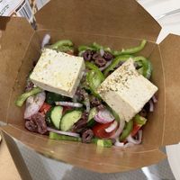 Side salad  at Veganaki in Athens