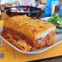 Pastitsio at Veganaki in Athens