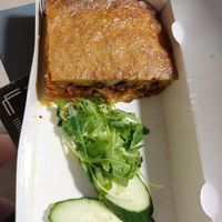 Vegan moussaka at Veganaki in Athens