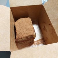 Vegan tiramisu at Veganaki in Athens