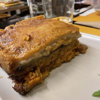 Mousakka  at Veganaki in Athens