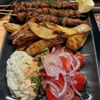 Souvlaki   at Veganaki in Athens
