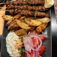 Souvlaki  at Veganaki in Athens