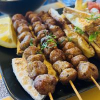 Souvlaki   at Veganaki in Athens