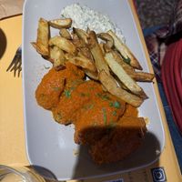 Red sauce   at Veganaki in Athens