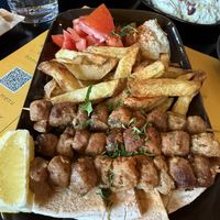 Soy Souvlaki  at Veganaki in Athens