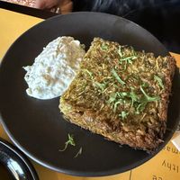 Zucchini pie  at Veganaki in Athens