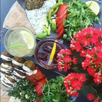 Menu déjeuner at Veganaki in Athens