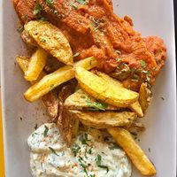 Soutzoukakia "meatballs in tomato sauce" at Veganaki in Athens