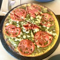 Pesto Pizza  at Veganaki in Athens