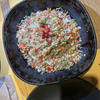 Lentils & quinoa saladd  at Veganaki in Athens