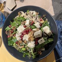 Gourmet salad  at Veganaki in Athens