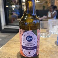 Kombucha  at Veganaki in Athens