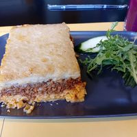 Pastitsio at Veganaki in Athens