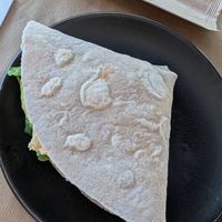 Avocado pie (wrap) at Veganaki in Athens