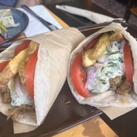Soy souvlaki   at Veganaki in Athens