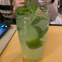 Alcohol free mojito  at Veganaki in Athens