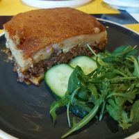 Moussaka at Veganaki in Athens