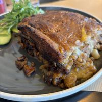 Moussaka   at Veganaki in Athens