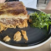 Pastizio at Veganaki in Athens
