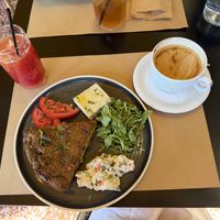 All vegan omelet meal  at Veganaki in Athens