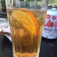 Cinnamonade- highly recommended  at Veganaki in Athens