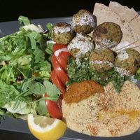 Falafel Plate at Veganaki in Athens