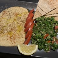 Hummus & Tabouli at Veganaki in Athens