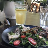 Classic omelette  at Veganaki in Athens