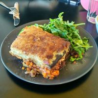Moussaka at Veganaki in Athens