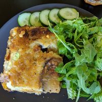 moussaka at Veganaki in Athens