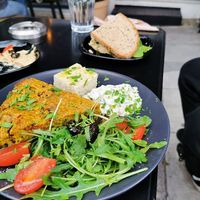 Vegan omeleta at Veganaki in Athens
